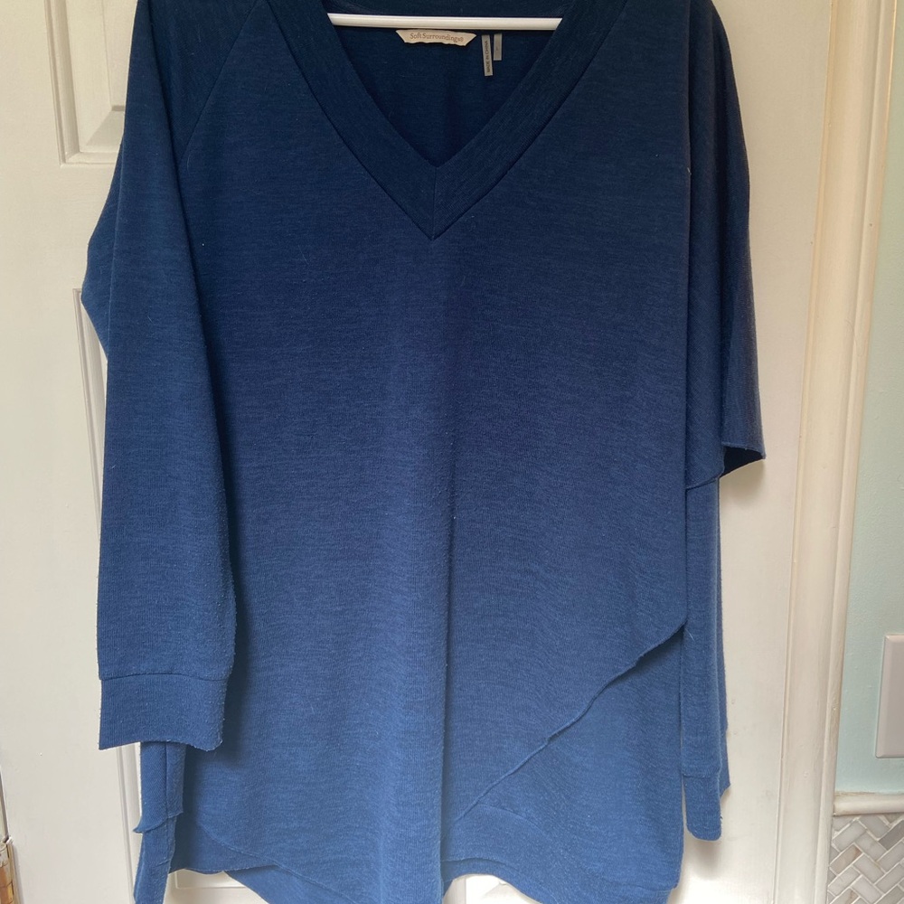 Soft Surroundings Teal Sweater